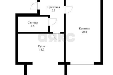 Фото №3: 1-комнатная квартира 47 м² - Энем, ул. Октябрьская, 55