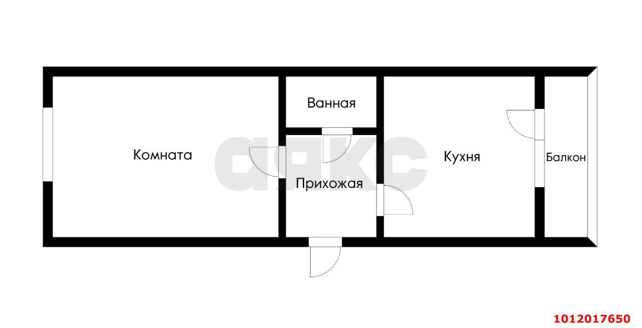 Фото №3: 1-комнатная квартира 35 м² - Российский, Прикубанский внутригородской округ, ул. Шевкунова, 7