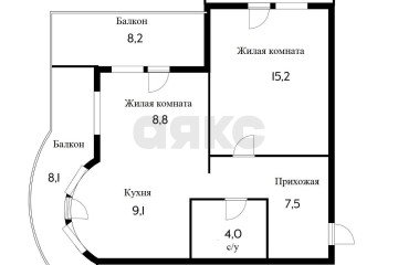 Фото №1: 2-комнатная квартира 64 м² - Краснодар, мкр. жилой комплекс Форт Карасун, ул. Сормовская, 208