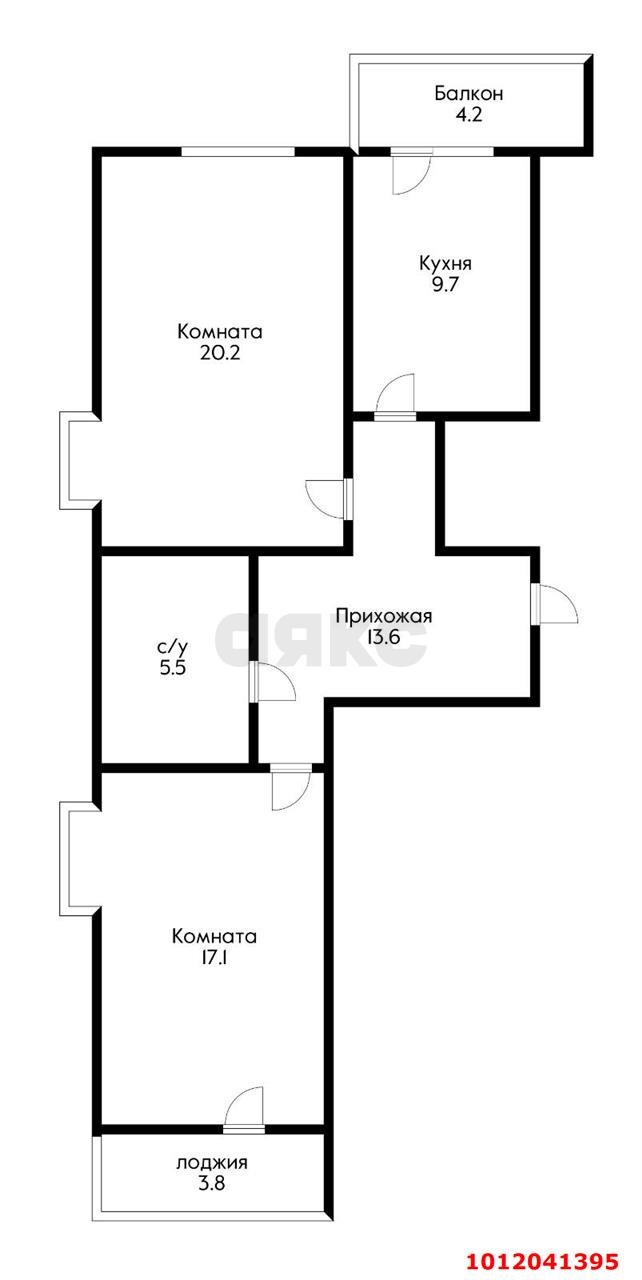 Фото №18: 2-комнатная квартира 73 м² - Краснодар, Черёмушки, ул. Айвазовского, 116к2