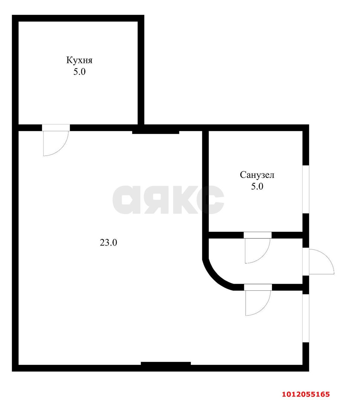 Фото №8: 1-комнатная квартира 33 м² - Краснодар, Центральный, ул. Янковского, 62