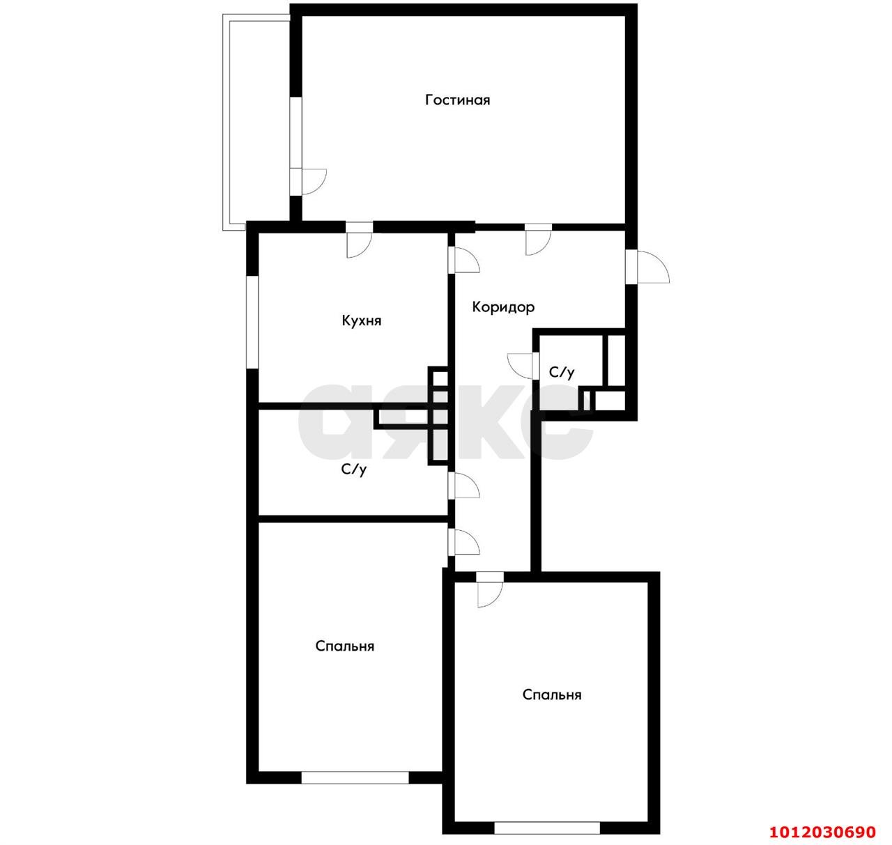 Фото №20: 3-комнатная квартира 71 м² - Краснодар, жилой комплекс Симфония, ул. Российская, 70/6