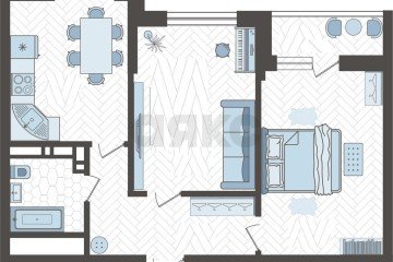 Фото №3: 2-комнатная квартира 50 м² - Краснодар, ж/р Новознаменский, ул. Богатырская, 11