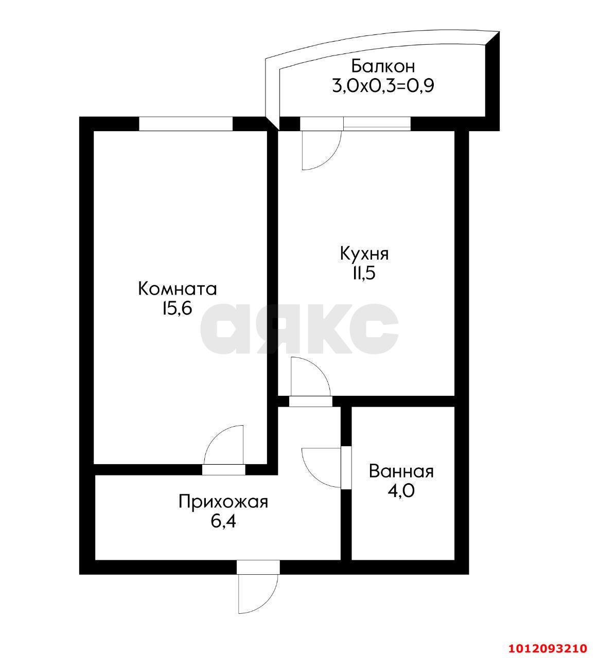 Фото №9: 1-комнатная квартира 40 м² - Краснодар, жилой комплекс Зеленодар, ул. Садовое Кольцо, 11