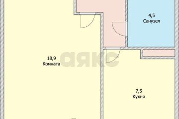 Фото №2: 1-комнатная квартира 35 м² - Энем, ул. Перова, 79