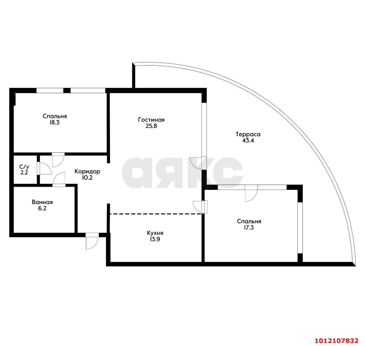 Фото №6: Пентхаус 137 м² - Краснодар, жилой комплекс Элегант, ул. Старокубанская, 137к2