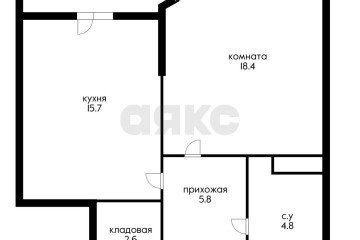 Фото №1: 1-комнатная квартира 53 м² - Краснодар, мкр. жилой комплекс Версаль, ул. Черниговская, 1