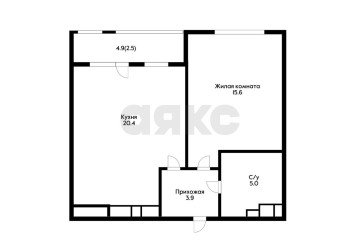 Фото №5: 1-комнатная квартира 47 м² - Краснодар, мкр. жилой комплекс Все Свои, ул. Колхозная, 5к4