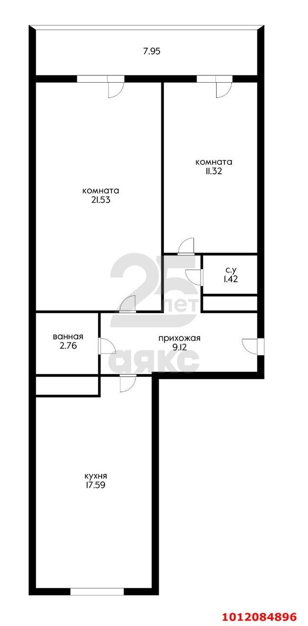 Фото №13: 2-комнатная квартира 72 м² - Краснодар, Почтовый, пр-кт имени писателя Знаменского, 9к1