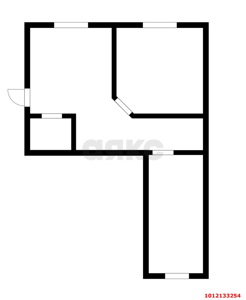 Фото №17: 2-комнатная квартира 37 м² - Краснодар, Сельскохозяйственный Институт, ул. Каляева, 43