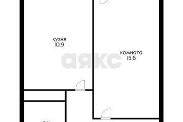 Фото №3: 1-комнатная квартира 39 м² - Краснодар, мкр. жилой комплекс Абрикосово, ул. имени Героя Георгия Бочарникова, 4к2