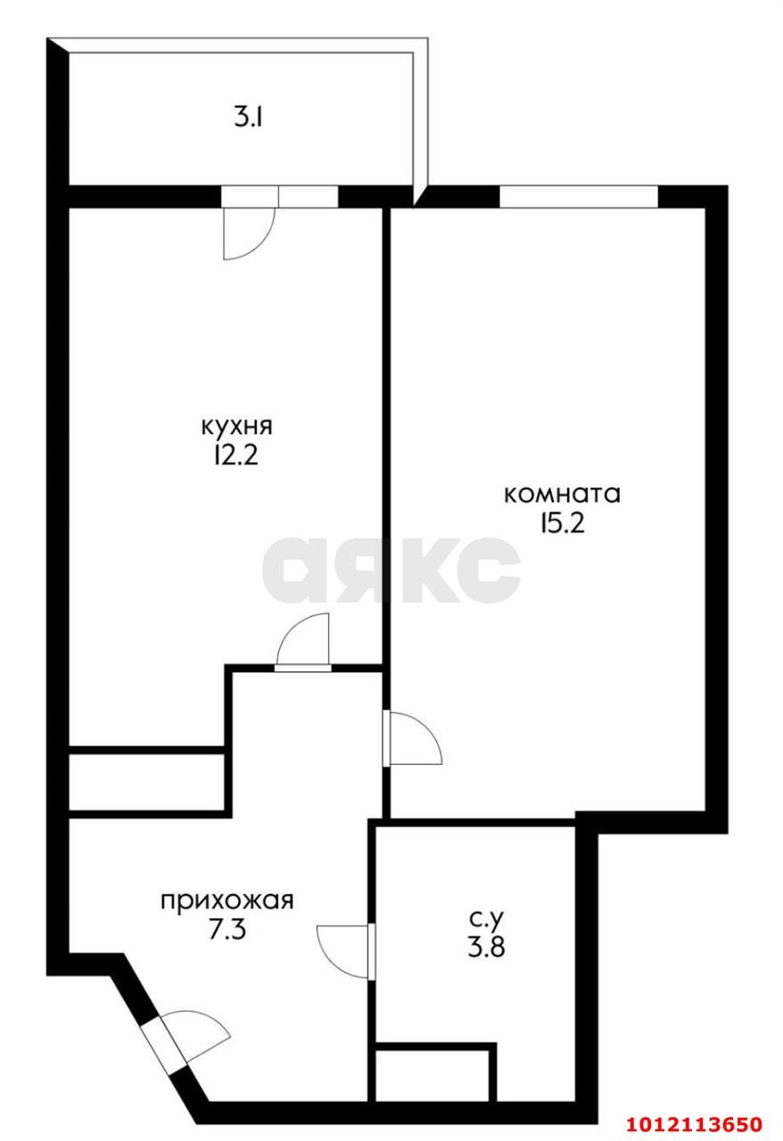 Фото №15: 1-комнатная квартира 41 м² - Краснодар, жилой комплекс Свобода, ул. Домбайская, 55