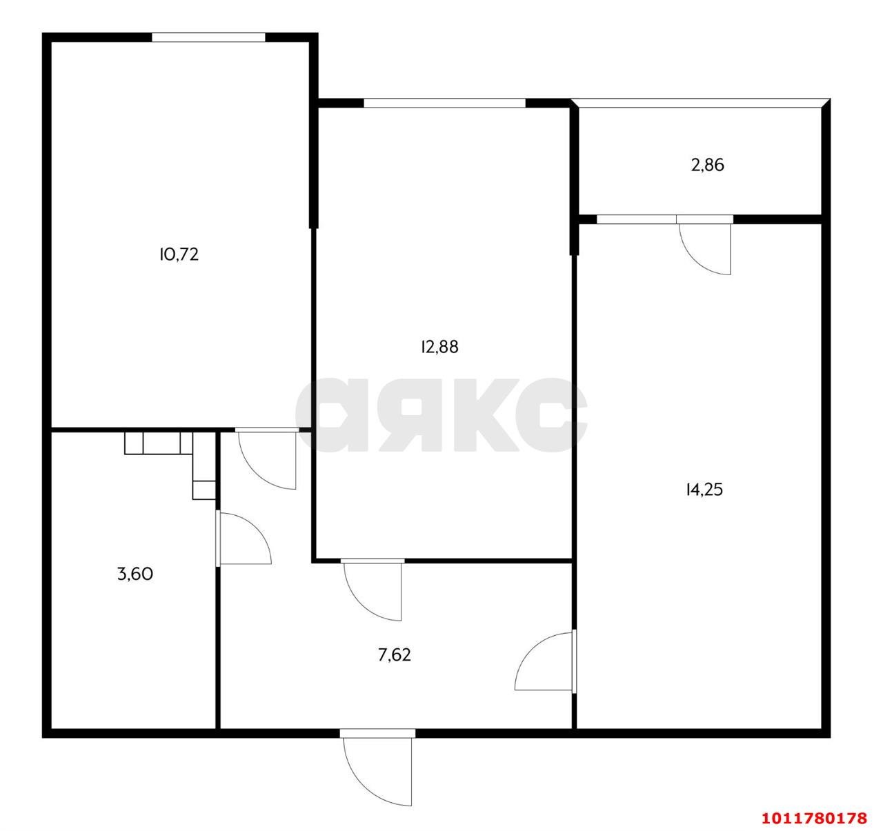 Фото №12: 2-комнатная квартира 51 м² - Краснодар, Карасунский внутригородской округ, ул. Владимира Жириновского, 1