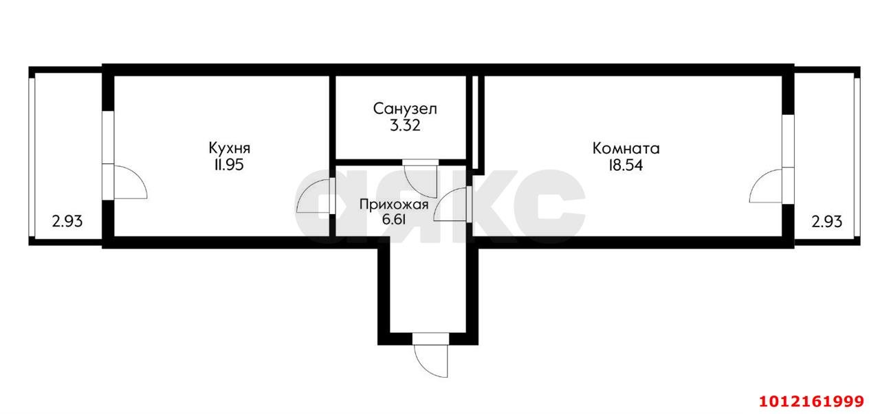 Фото №2: 1-комнатная квартира 46 м² - Краснодар, жилой комплекс Россинский, пр-д 1-й Краснодарский, 2к1