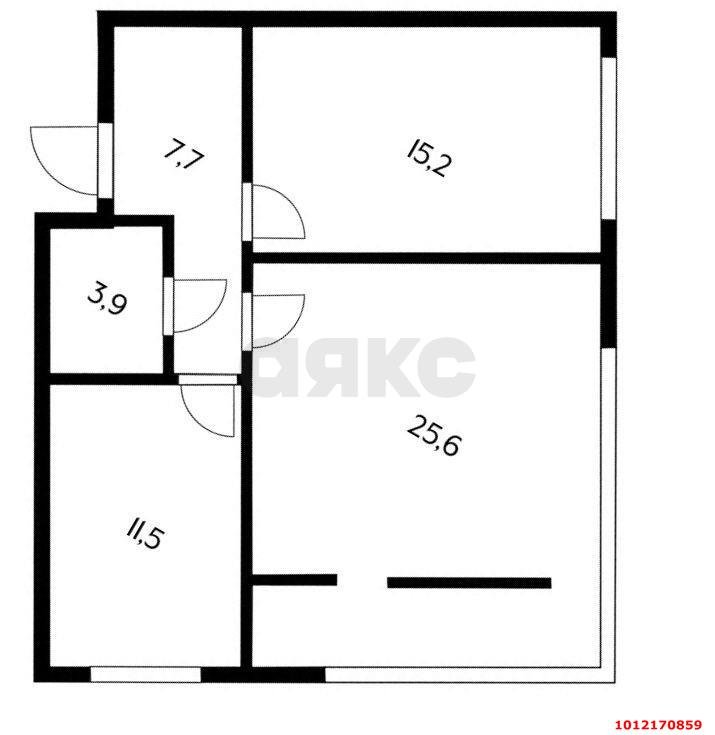 Фото №2: 2-комнатная квартира 63 м² - Новая Адыгея, жилой комплекс Мега-Победа 2, ул. Песочная, 1к1