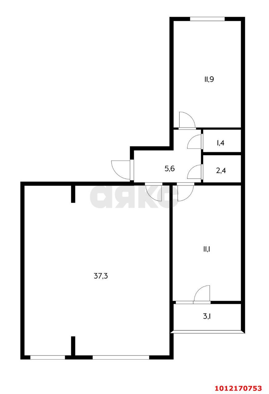 Фото №2: 2-комнатная квартира 71 м² - Новая Адыгея, жилой комплекс Мега-Победа, ул. Береговая, 3к16