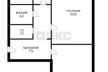 Фото №2: 2-комнатная квартира 74 м² - Краснодар, мкр. Центральный, ул. Леваневского, 187