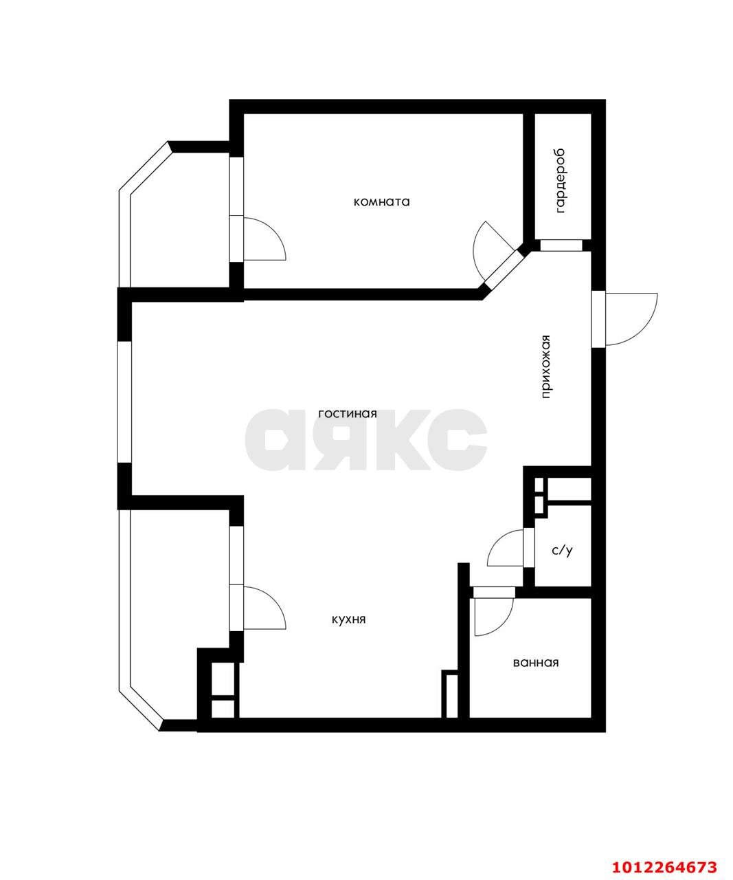 Фото №16: 2-комнатная квартира 76 м² - Краснодар, жилой комплекс Черёмушки, ул. Кубанская, 47