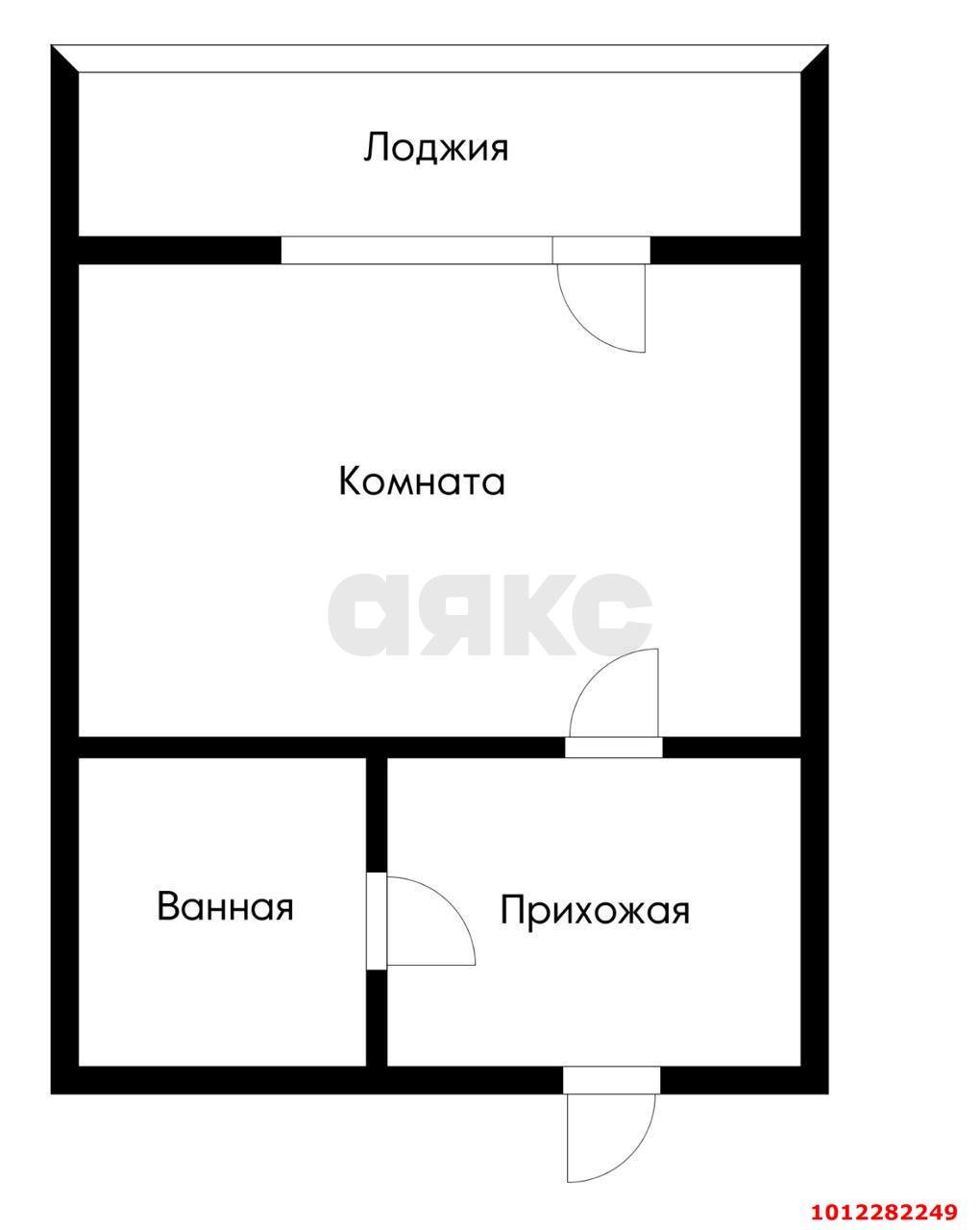 Фото №9: Студия 26 м² - Знаменский, Родные Просторы, 