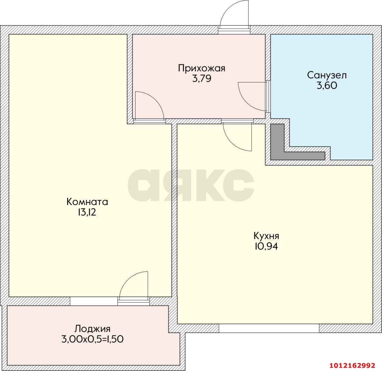 Фото №8: 1-комнатная квартира 33 м² - Краснодар, Карасунский внутригородской округ, ул. Владимира Жириновского, 1к1