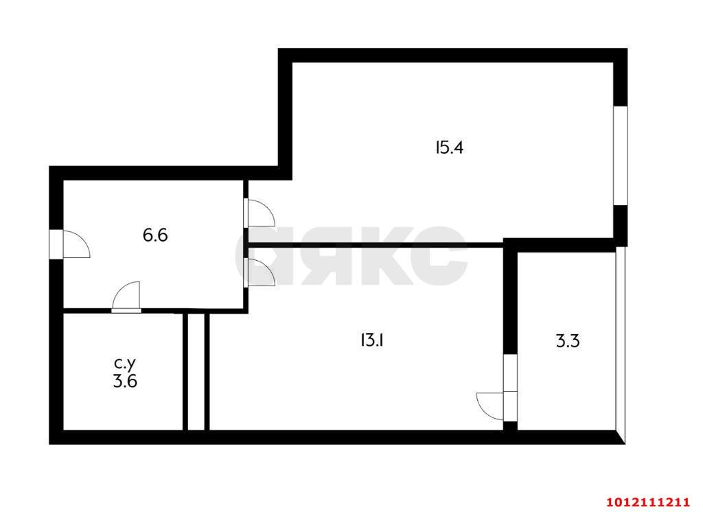 Фото №2: 1-комнатная квартира 41 м² - Краснодар, жилой комплекс Цветы, ул. Круговая, 4Вк4