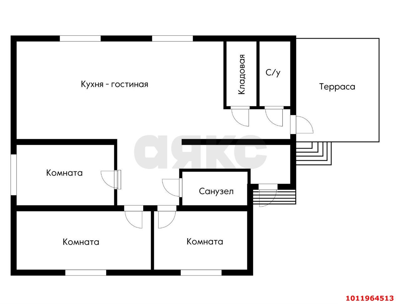 Фото №2: Дом 115 м² + 4 сот. - Яблоновский, ул. Андрухаева, 40