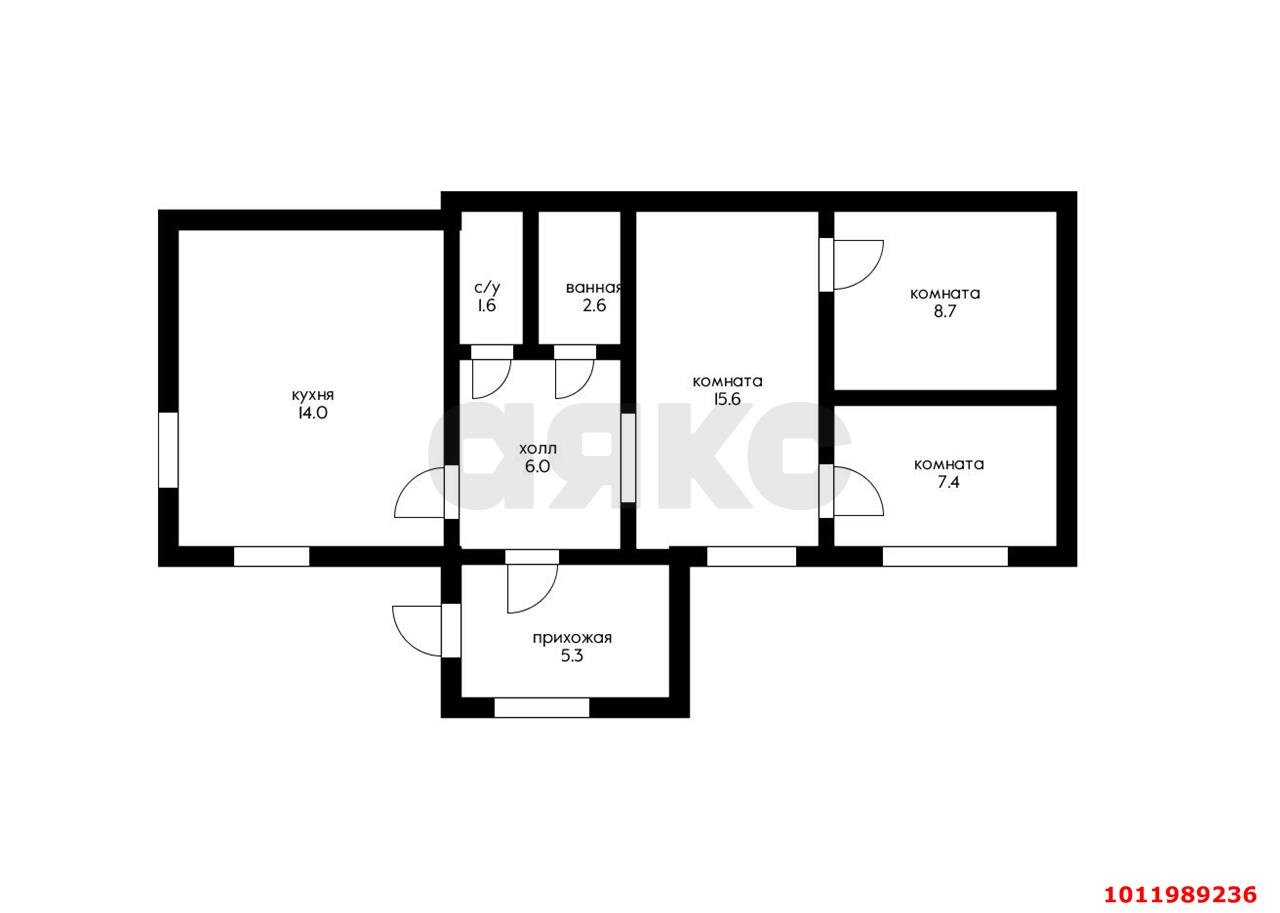 Фото №10: Часть дома 58 м² + 1 сот. - отделения № 3 СКЗНИИСиВ, Прикубанский внутригородской округ, ул. имени Александры Приймак