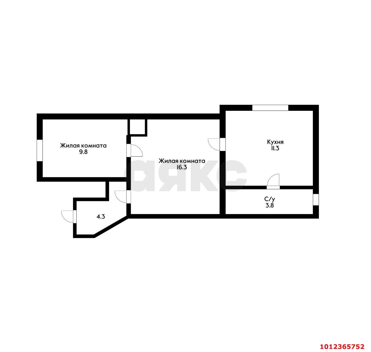 Фото №10: 2-комнатная квартира 45 м² - Краснодар, Центральный, ул. Коммунаров, 74