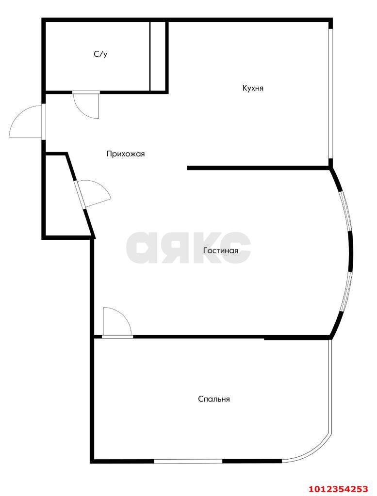 Фото №12: 2-комнатная квартира 88 м² - Краснодар, Фестивальный, ул. Монтажников, 14/1