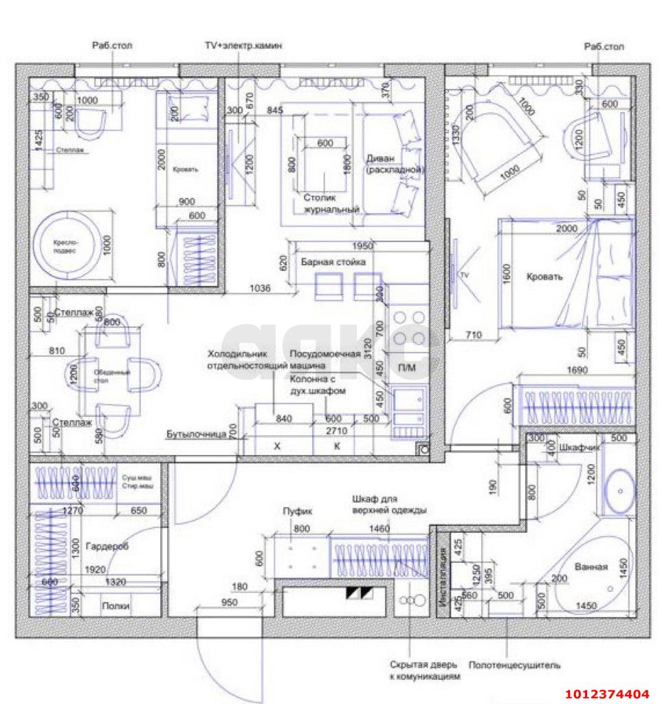 Фото №17: 2-комнатная квартира 61 м² - Краснодар, Центральный, ул. Красная, 176