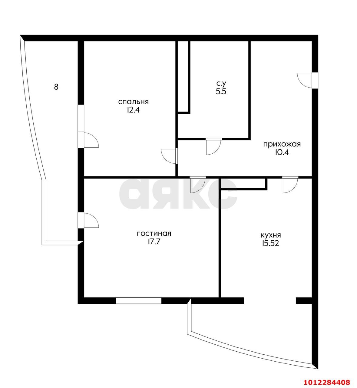 Фото №9: 2-комнатная квартира 70 м² - Краснодар, Юбилейный, ул. 70-летия Октября, 1/4