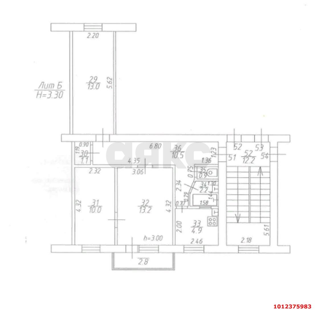 Фото №16: 3-комнатная квартира 58 м² - Краснодар, Центральный, ул. Суворова, 57/1