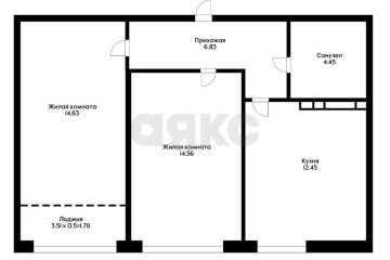 Фото №4: 2-комнатная квартира 54 м² - Краснодар, мкр. Черёмушки, 