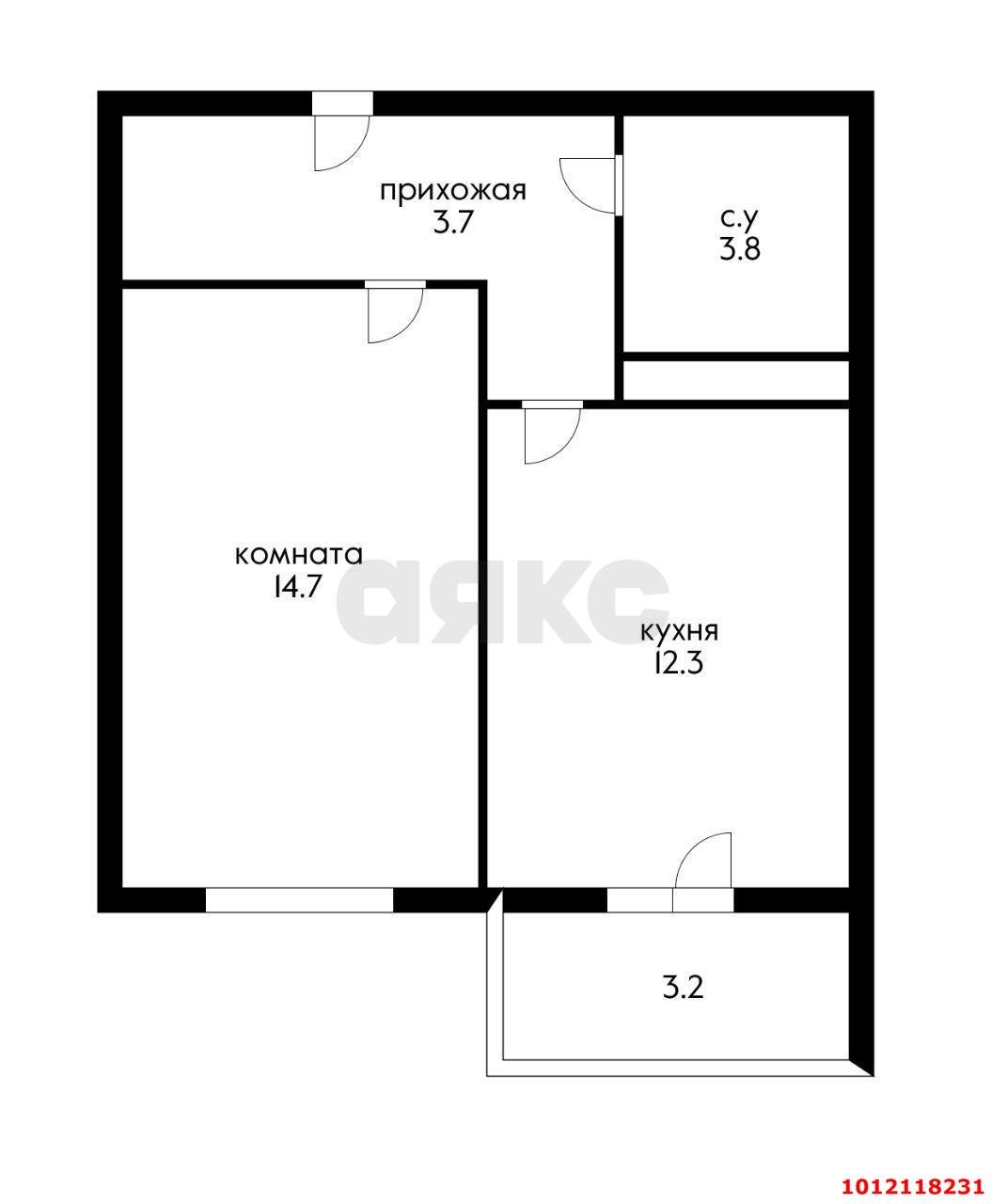 Фото №16: 1-комнатная квартира 35 м² - Краснодар, Парк Победы, ул. Героя Пешкова, 14к5