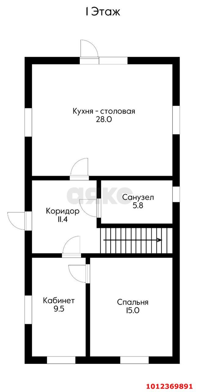 Фото №13: Дом 145&nbsp;м² + 3&nbsp;сот., 2&nbsp;эт. - Краснодар, Прикубанский внутригородской округ, мкр. КП Крепость, ул. Новодмитриевская, 101