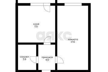 Фото №2: 1-комнатная квартира 41 м² - Яблоновский, ул. Гагарина, 148/1к9