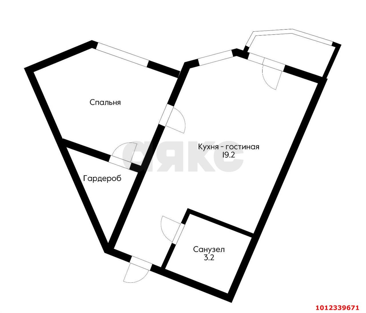 Фото №15: 1-комнатная квартира 42 м² - Краснодар, жилой комплекс Аврора, ул. Гаражная, 67