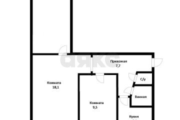 Фото №3: 3-комнатная квартира 62 м² - Краснодар, мкр. Фестивальный, ул. Гагарина, 83