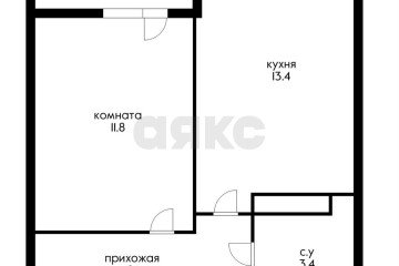 Фото №3: 1-комнатная квартира 37 м² - Краснодар, мкр. жилой комплекс Самолёт-4, ул. Ивана Беличенко, 95