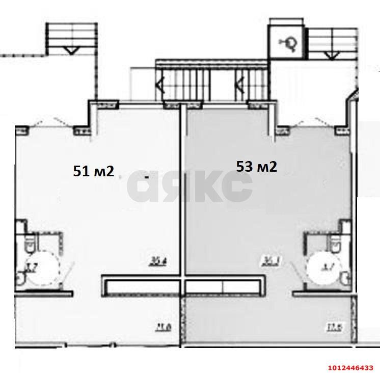 Фото №14: Торговое помещение 51&nbsp;м², 1/24&nbsp;эт. - Краснодар, Карасунский внутригородской округ, мкр. жилой комплекс Фреш, ул. имени Валерия Гассия, 4/7лит2