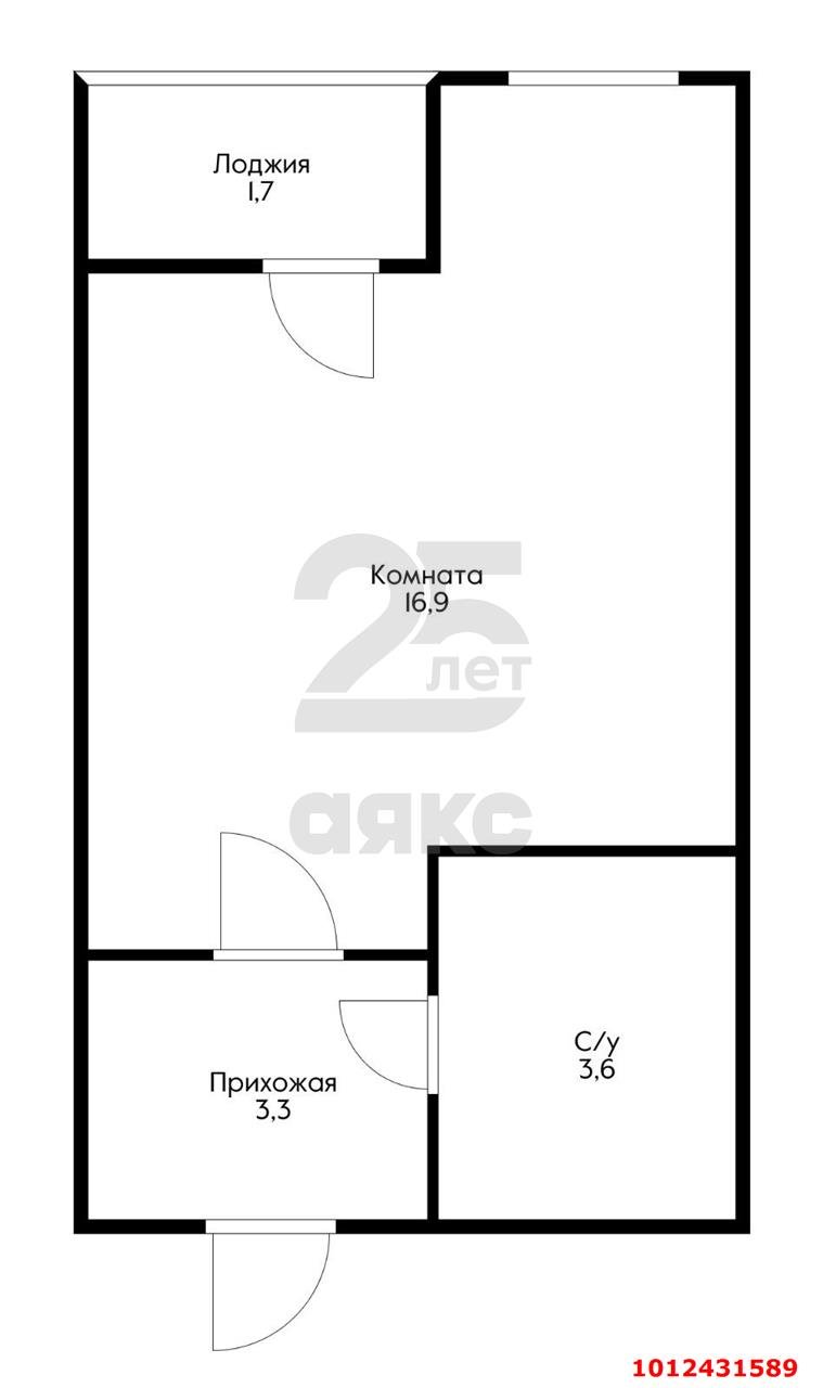 Фото №6: Студия 24 м² - Краснодар, Новознаменский, ул. Войсковая, 22к7