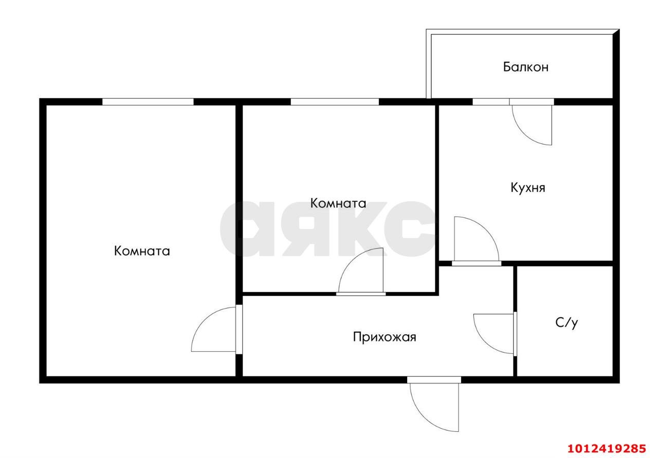 Фото №11: 2-комнатная квартира 38 м² - Новая Адыгея, ул. Тургеневское шоссе, 33с3