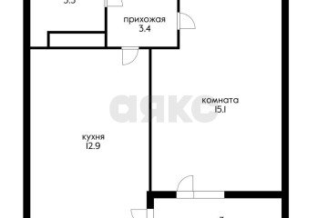 Фото №3: 1-комнатная квартира 37 м² - Краснодар, мкр. жилой комплекс Самолёт-3, ул. Константина Гондаря, 97