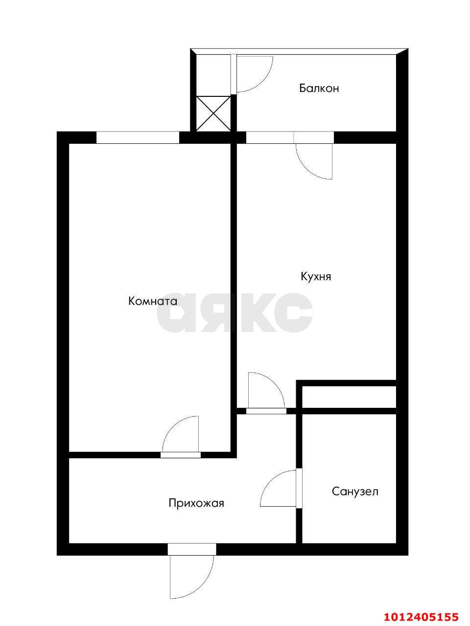 Фото №8: 1-комнатная квартира 35 м² - Краснодар, жилой комплекс Мой Город, ул. Западный Обход, 39/1к3