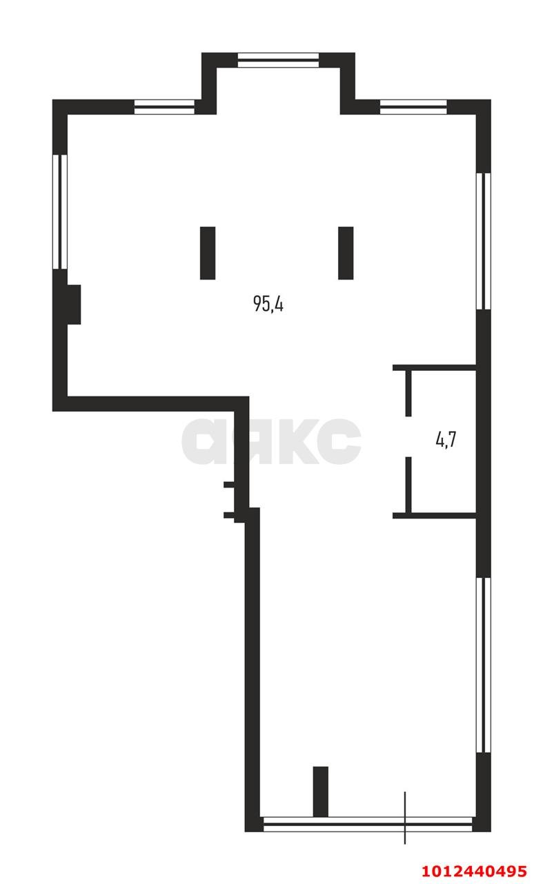 Фото №6: Торговое помещение 101 м² - Краснодар, жилой комплекс Инсити, ул. Командорская, 5/2