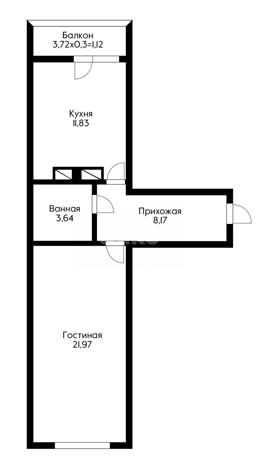 Фото №18: 1-комнатная квартира 49&nbsp;м², 12/19&nbsp;эт. - Анапа, ул. Владимирская, 55В