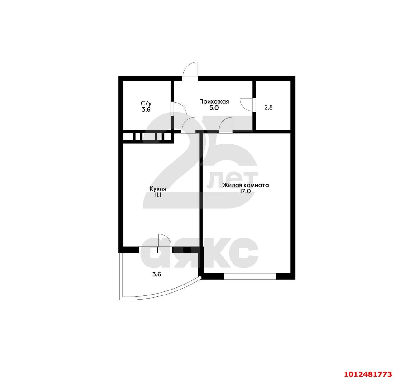 Фото №11: 1-комнатная квартира 43 м² - Краснодар, Гидростроителей, ул. Дмитрия Благоева, 31к1