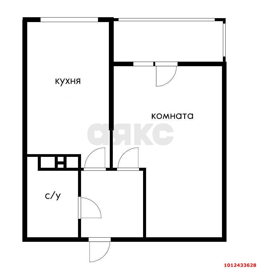 Фото №4: 1-комнатная квартира 35 м² - Краснодар, жилой комплекс Самолёт-2, ул. Западный Обход, 57к1