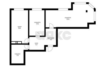 Фото №2: 3-комнатная квартира 84 м² - Новая Адыгея, мкр. жилой комплекс Другие Берега, ул. Береговая, 1к12