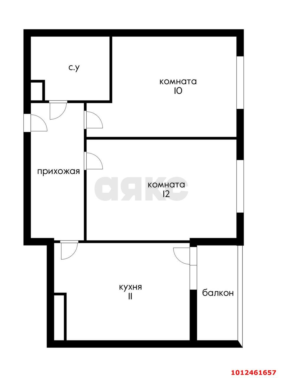 Фото №4: 2-комнатная квартира 44 м² - Краснодар, жилой комплекс Южане, ул. Даниила Смоляна, 65